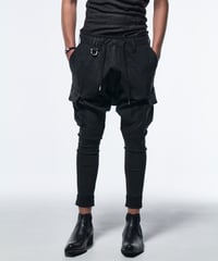 Coating High Tension Jersey Saruel Easy Cargo Pants