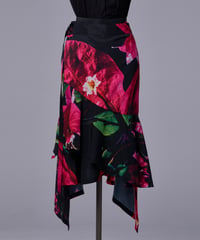 Bougainvillaea Wrap Frill Skirt