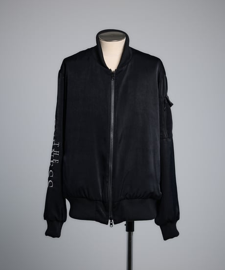 Reversible Bomber Jacket (Black×White)