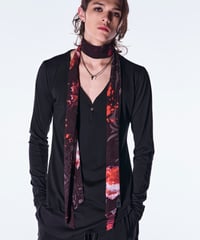 Goth Flora Stoal -Black