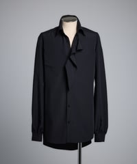 Single Frill Shirt (Black)