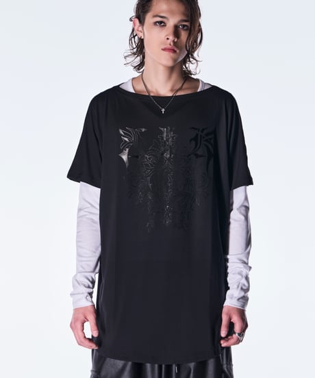 BEATENJIKU Dolman-T-Shirt-Black