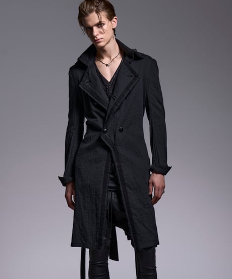 W-Gaze Gaze Napoleon Coat (Black)