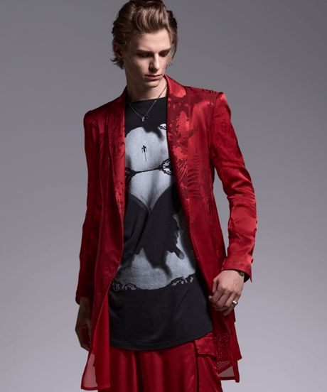 Sahadow Butterfly Opal Layered Jacket (RED)