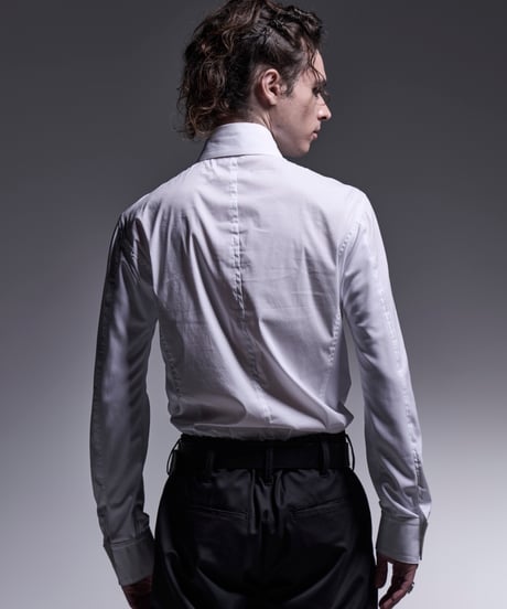 Silky Loan Side Rib Shirt (Wh)
