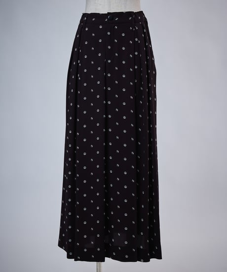 Peace Dot Drape Skirt