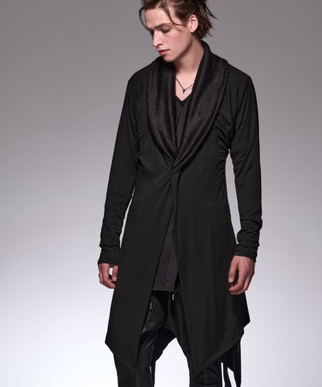 Heat Tech BEATENJIKU Shawl Collar Flare Cardigan