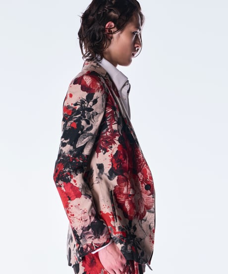 Beige Flora Jacket