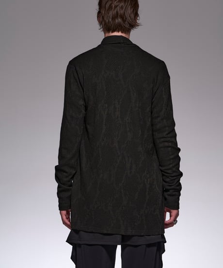 Python JQD Jersey Shawl Cardigan (Black)