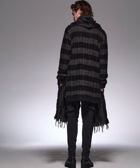 Damage Border Hood Muffler (Black&Gray)