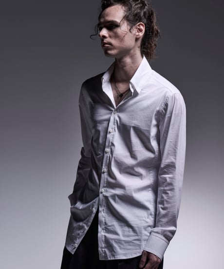 Silky Loan Side Rib Shirt (Wh)