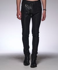 Coating High Tension Jersey Skinny Slacks