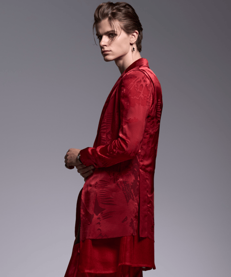 Sahadow Butterfly Opal Layered Jacket (RED)