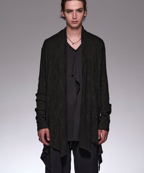 Python JQD Jersey Shawl Cardigan (Black)
