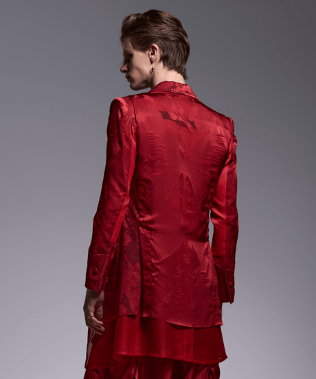 Sahadow Butterfly Opal Layered Jacket (RED)