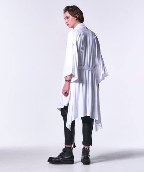 BEA-TENJIKU KIMONO-Sleeve Cardigan (White)