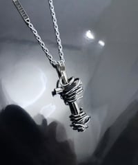 THORNY CROSS [LARGE] #2 NECKLACE with GODSIZE® I.D. TAG / ソーニークロス L #2ネックレス ゴッドサイズ® I.D.タグ