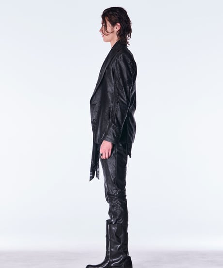 Cross Dot Fleece Peaked Jacket