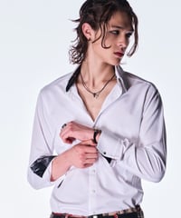 Cuffs Button Side Rib Shirt