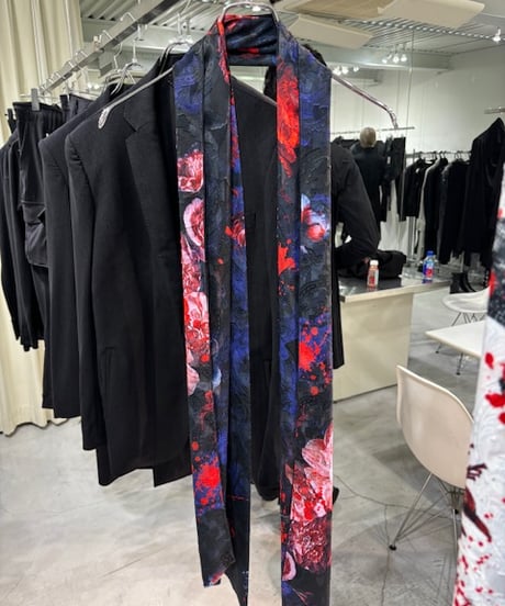 Splash Flora Stoal (Navy× Red)