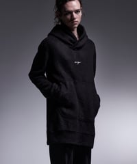 Shaggy Jersey Loose Hoodie