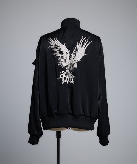Reversible Bomber Jacket (Black×White)