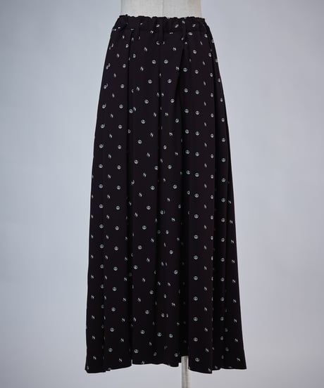 Peace Dot Drape Skirt