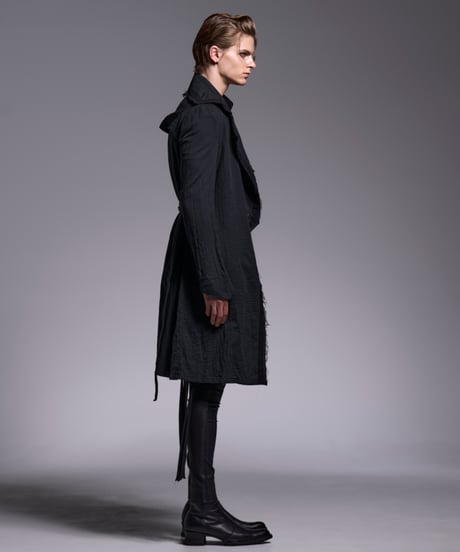 W-Gaze Gaze Napoleon Coat (Black)