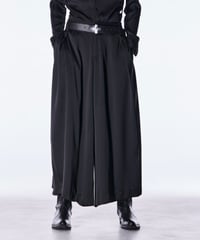 Vintage Satin Wide Tuck Slacks