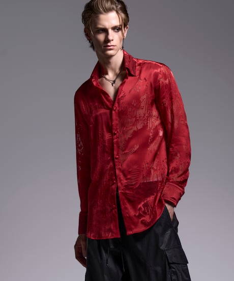 Shadow Butterfly Opal Shirt (RED)