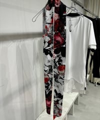 17Stoal Splash Flora Satin (White&Red)