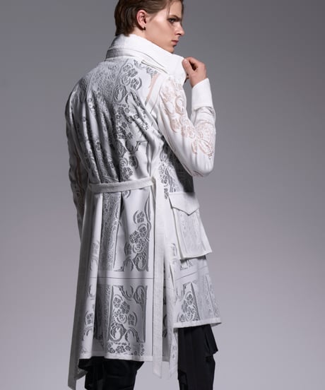CROSS-Lace Flare M65 Jacket (WH)