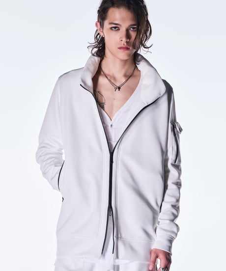 BEATENJIKU Henry Neck-T-Shirt-White