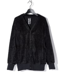 SB METALLIC LOGO SHAGGY CARDIGAN