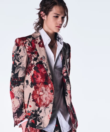 Beige Flora Jacket