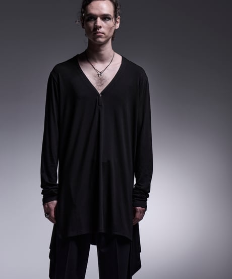 Warm Jersey Henry Flare T-Shirt