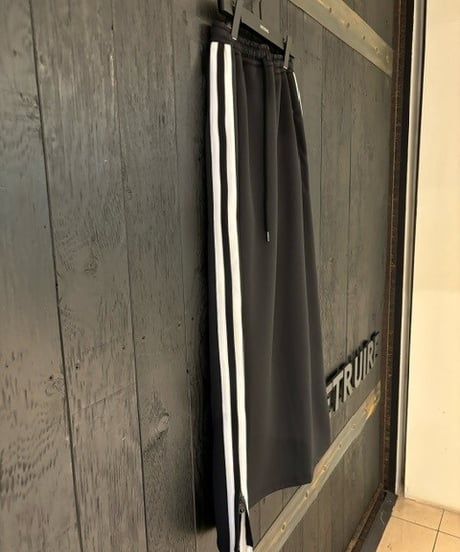 Eco Jersey Side Zipp Skirt (BK×WH)