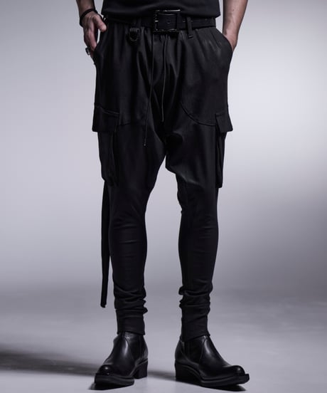 Coating High Tension Jersey Saruel Cargo Pants