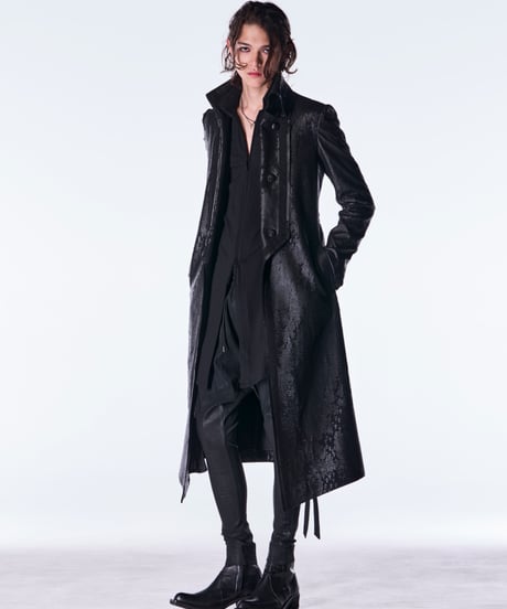Mockroady Stand Collar Zipp Flare Shirt
