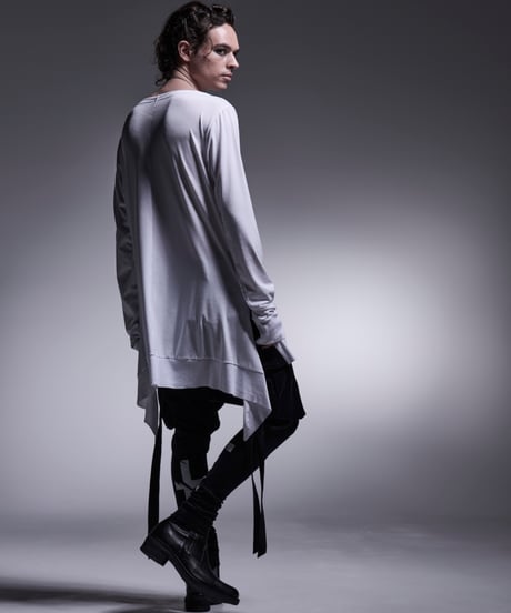 BEATENJIKU Boat Neck Flare T-Shirt	(WH)