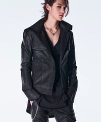 Coating Denim Napoleon Blouson