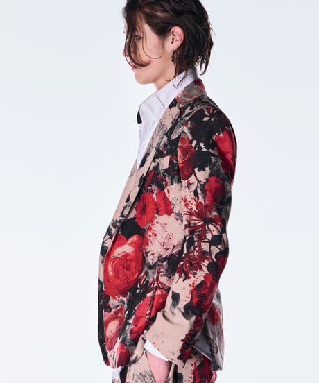 Beige Flora Jacket
