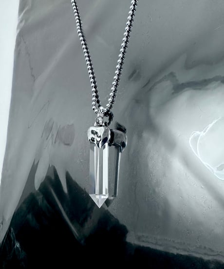 One off CHAIN NECKLACE [QUARTZ] with EAGLE / 限定商品