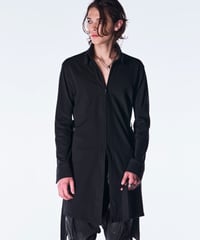 Mockroady Stand Collar Zipp Flare Shirt