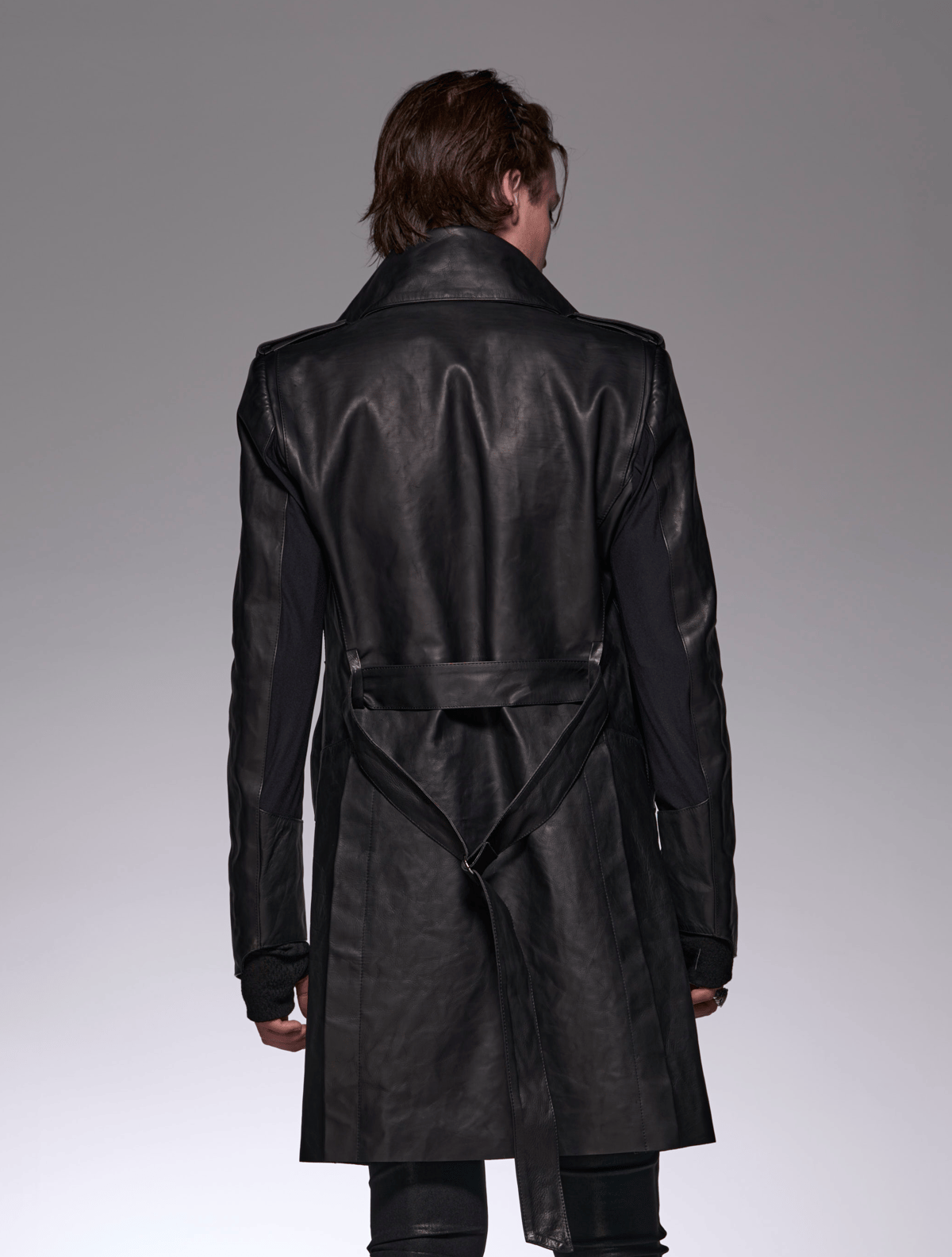 Cow Leather Single Napoleon Jacket | DETRUIRE