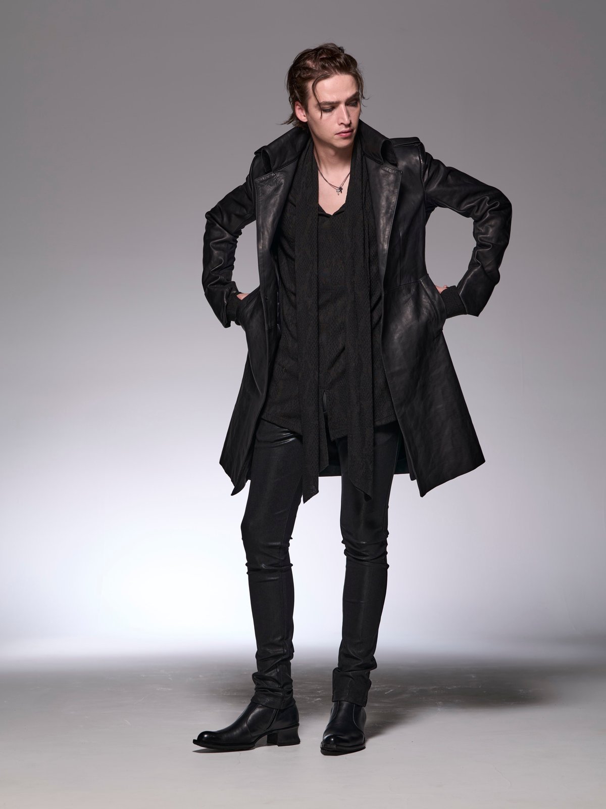 Cow Leather Single Napoleon Jacket | DETRUIRE