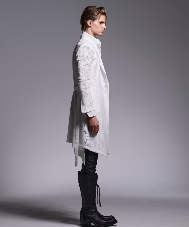 ジャケット・アウター kire CROSS-Lace Flare Jacket (WH) | DETRUIRE