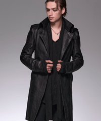 Cow Leather Single Napoleon Jacket