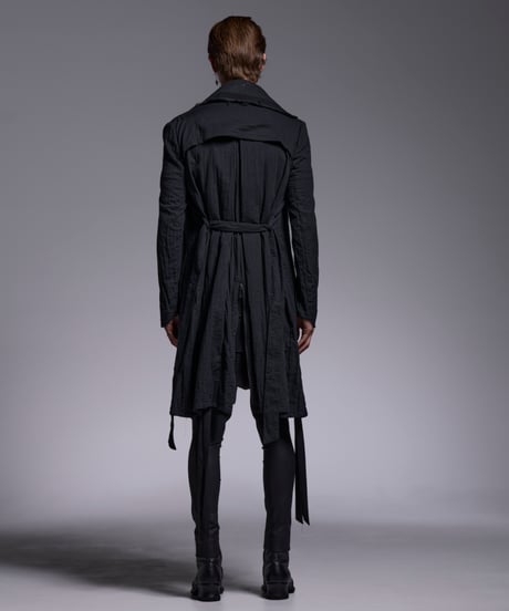 W-Gaze Gaze Napoleon Coat (Black)
