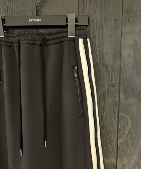 Eco Jersey Side Zipp Skirt (BK×WH)